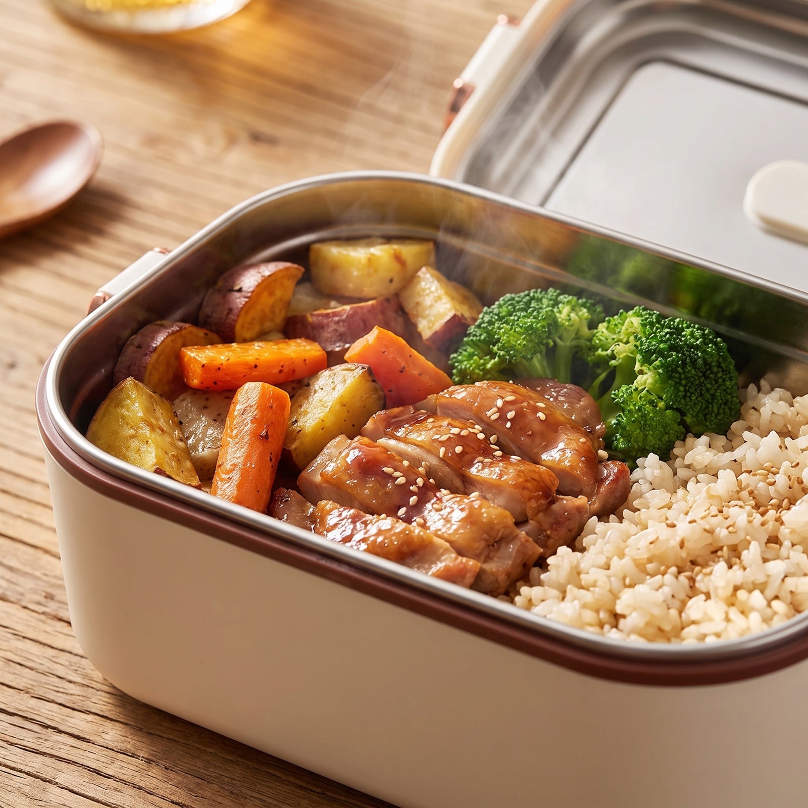 Un repas qui reste visiblement chaud